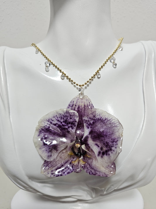 Collar Orquidea Purpura