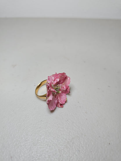 Anillo Flor de Chaenomeles Pink Storm